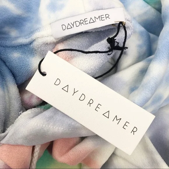 Daydreamer LA Eye Shrunken Hoodie Prismatic Tie Dye - Picture 6 of 12